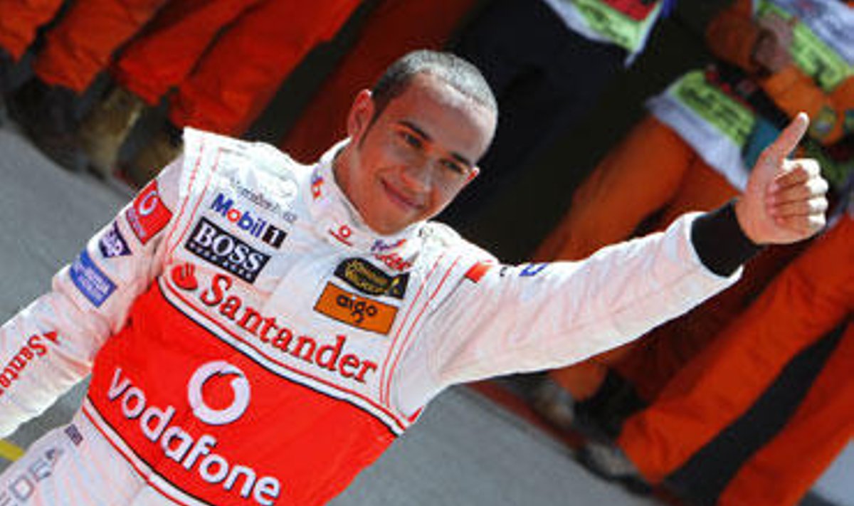 Lewis Hamilton  ("McLaren-Mercedes")