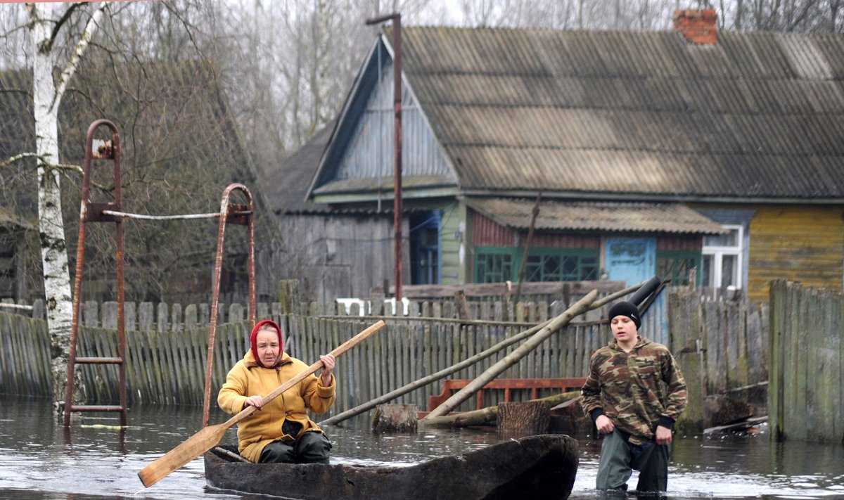 Potvynis kaimyninėje Baltarusijoje