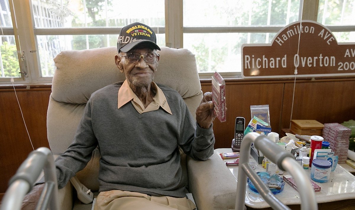 Būdamas 112 metų mirė seniausias JAV gyventojas ir Antrojo pasaulinio karo veteranas