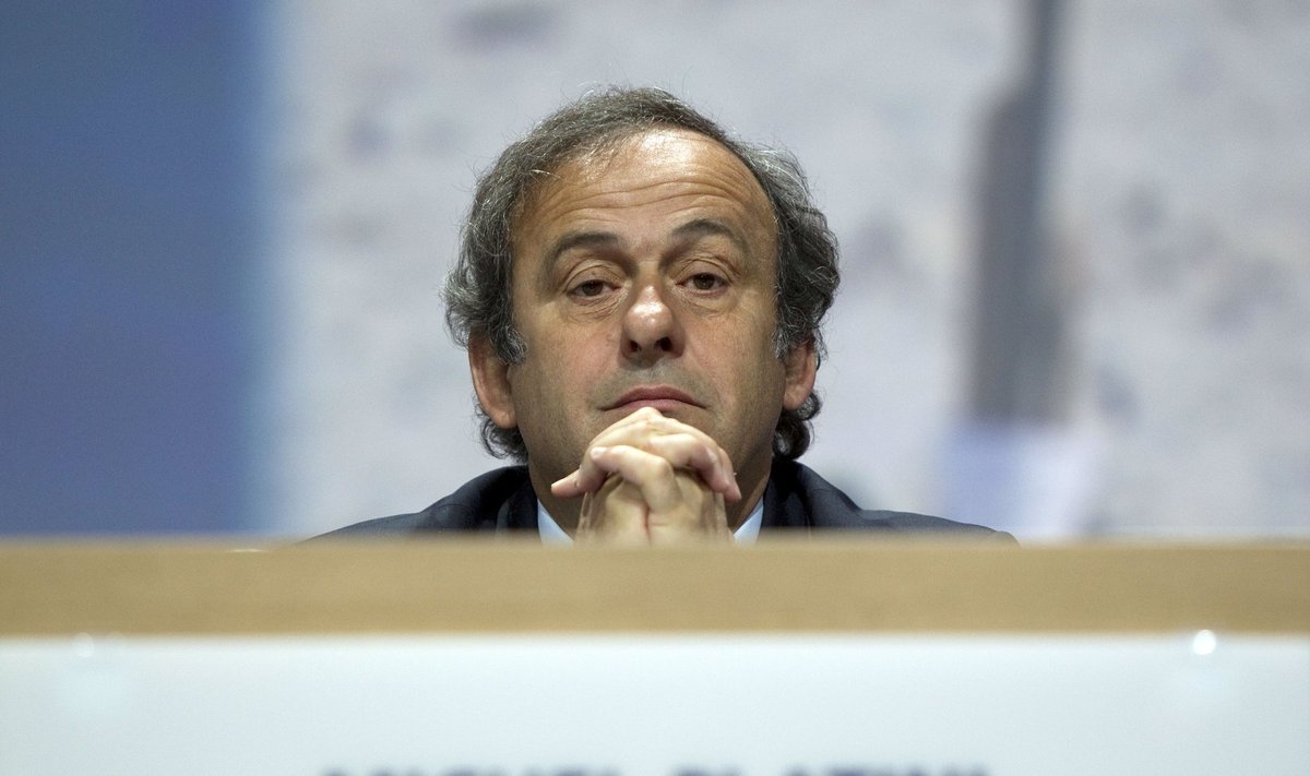 UEFA prezidentas Michelis Platini