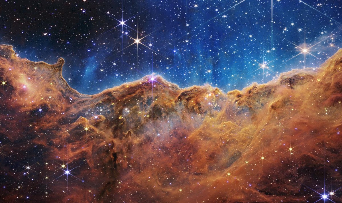 Carina Nebula NASA, ESA, CSA, STScI nuotr.