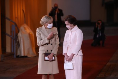 Brigitte Macron ir Andra Levite