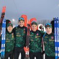 Lietuvos biatlono vyrų estafetės komanda užfiksavo geriausią rezultatą istorijoje