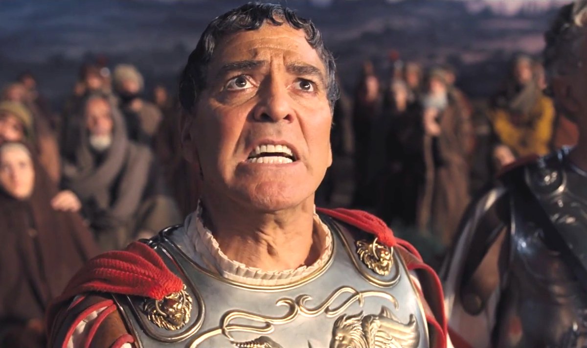 Kadras iš filmo "Šlovė Cezariui!"