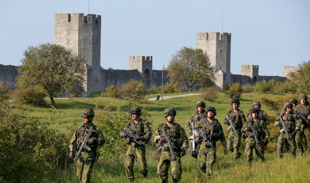 Švedija stiprina pajėgas Baltijos regione