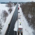 Slovakijos vežėjai atnaujino blokadą pasienyje su Ukraina
