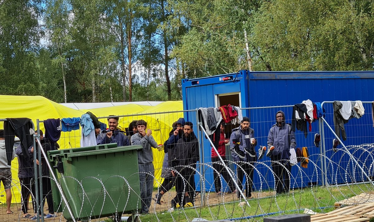 Migrantų stovykla Rūdninkuose