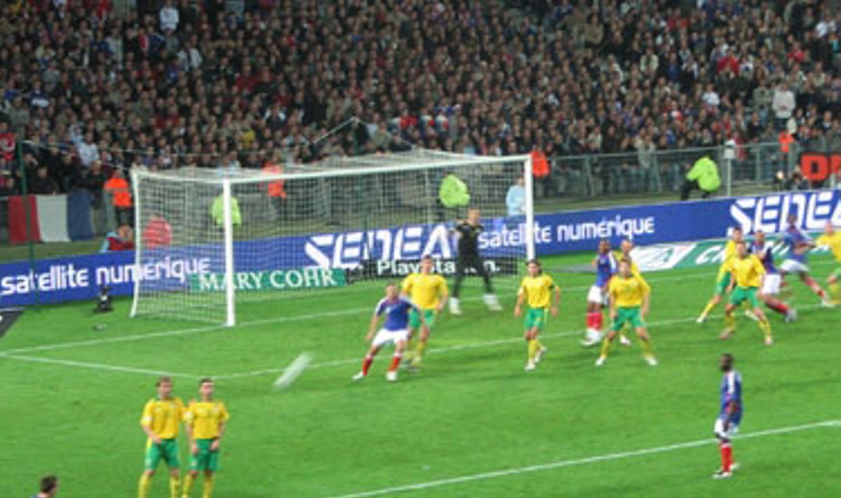 2008 m. Europos futbolo čempionato atrankos turnyras. Prancūzija - Lietuva