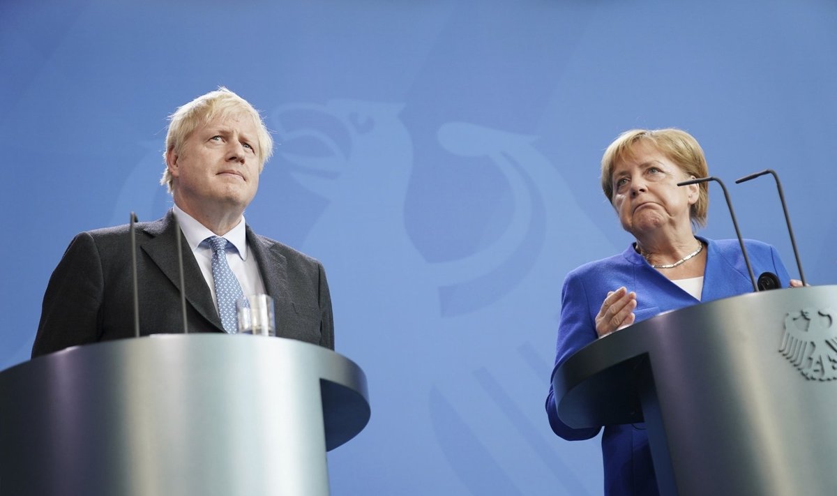 Borisas Johnsonas, Angela Merkel