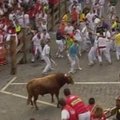 Paskutinę bulių bėgimo festivalio dieną sužeisti devyni žmonės