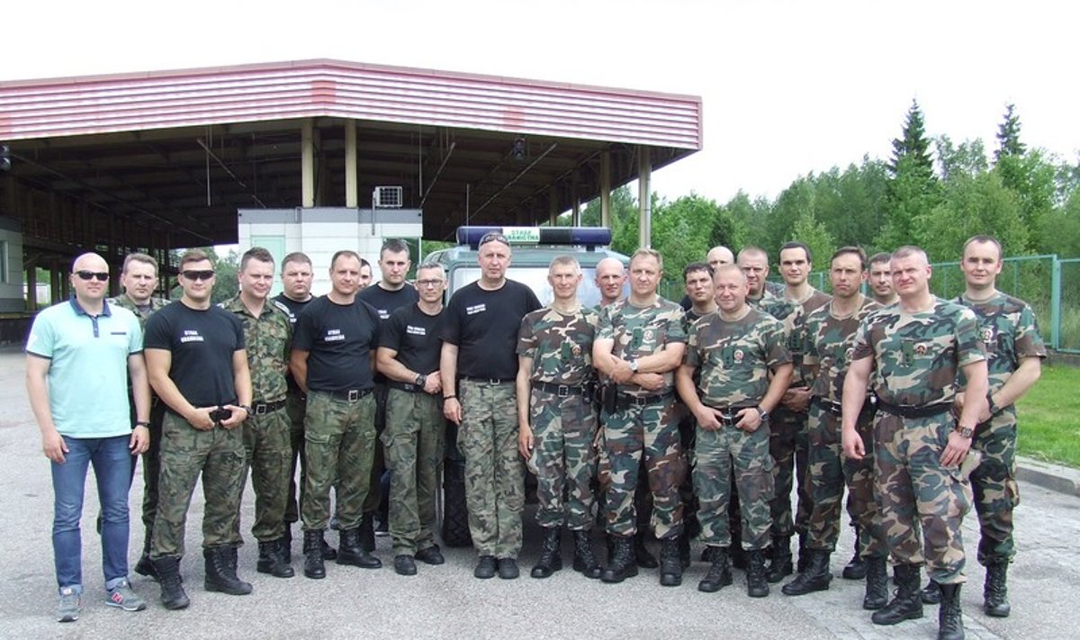 Szkolenie patroli polsko - litewskich