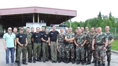 Szkolenie patroli polsko - litewskich