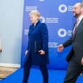 EP pirmininkas derybose dėl biudžeto daug tikisi iš D.Grybauskaitės