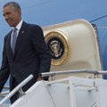 US President Barack Obama arrives in Tallinn