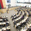 Pamatę projektus parlamentarai atsisakė sumanymo Seimo salėje iškabinti Vytį