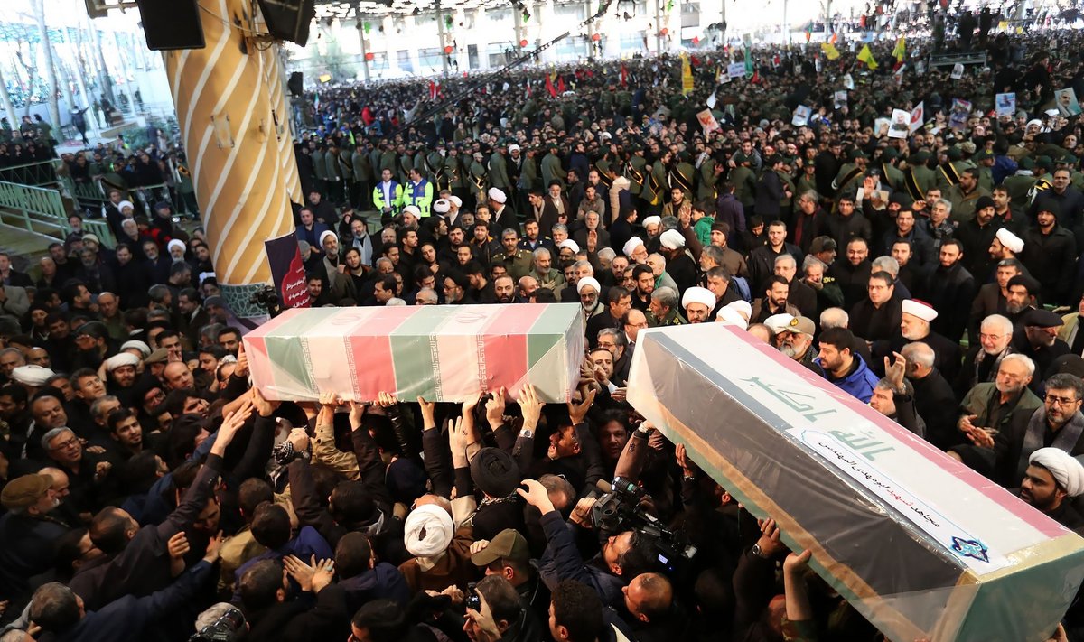 Qassemo Soleimani laidotuvės
