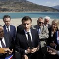 Macronas ragina dėl klimato kaitos visoje Prancūzijoje taupyti vandenį