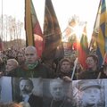 Tautinio jaunimo eitynėse – šūkiai „Lietuva lietuviams“
