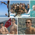 Žalgiriečių pramogos Turkijoje: maudynės jūroje, nudegimai saulėje ir užklupusi jūros liga