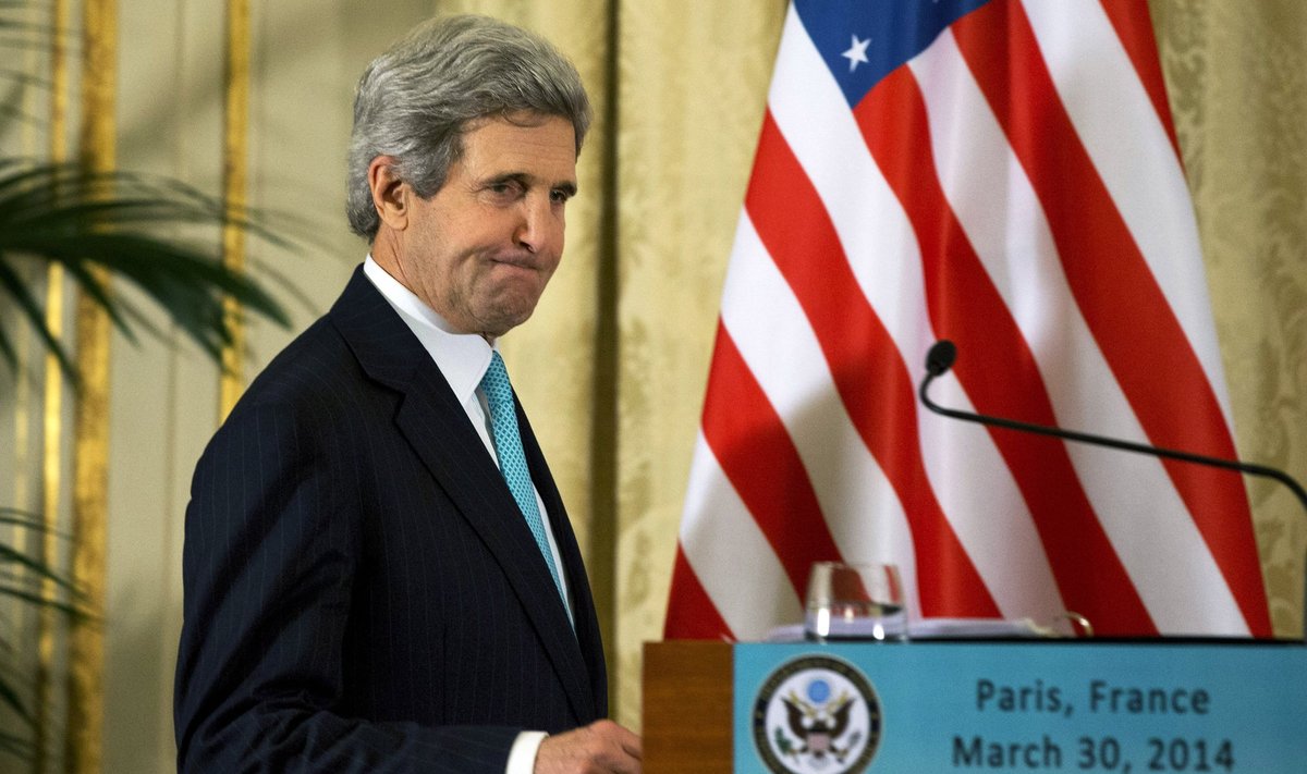 Johnas Kerry ir Sergejus Lavrovas susitinka dėl Ukrainos