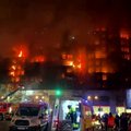 Gyvenamuosiuose namuose Valensijoje – didžiulis gaisras