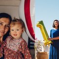 Linas ir Irma Adomaičiai paminėjo pirmąjį dukrelės Saulės gimtadienį, bet ypatingas dovanas dovanoja kasdien