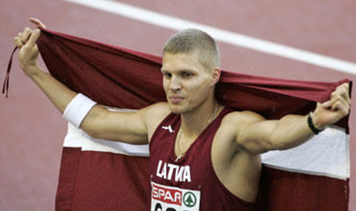 Stanislav Olijar (Latvija) Europos čempionas 110 m bėgimo su kliūtimis rungtyje, Geteborgas, rugpjūčio 12, 2006.