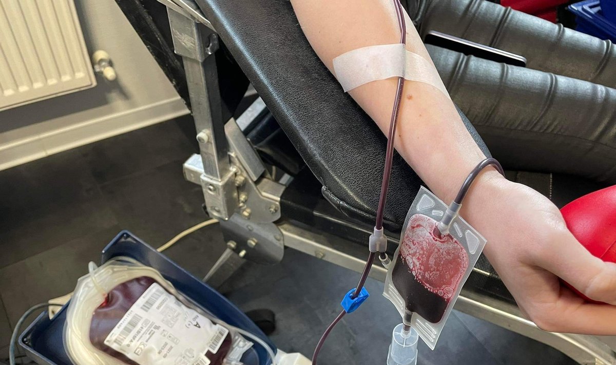 Šauliai kraujo donorai