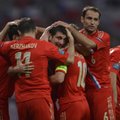 Rusija įtikinama pergale prieš Čekiją pradėjo Europos čempionatą