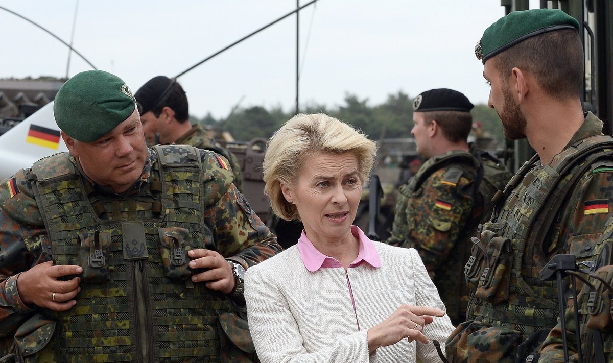 German Defence Minister Ursula von der Leyen