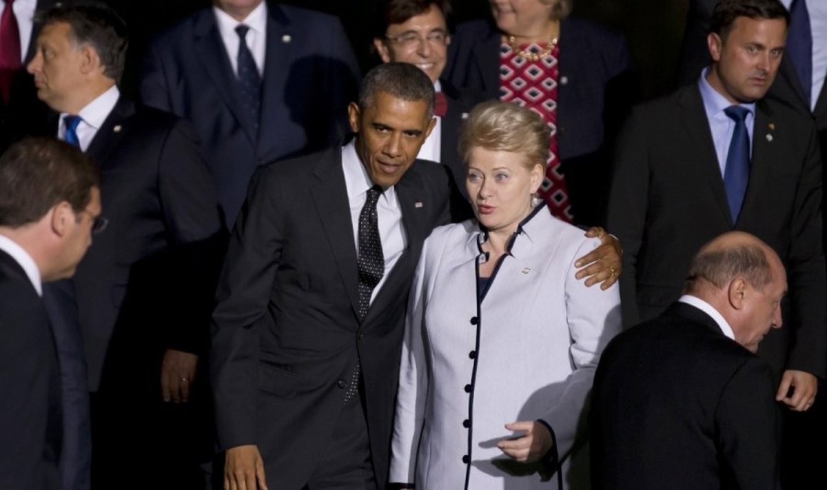 Barack Obama and Dalia Grybauskaitė