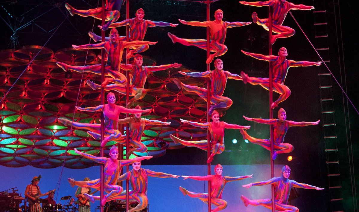 Pirmą kartą su spektakliu "Saltimbanco" atvykęs "Cirque du Soleil"