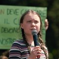 Ar tikrai Greta Thunberg savo kalboje siūlė išgelbėti bankus?