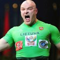 R.Vyšniauskas tapo absoliučiu Lietuvos sunkiosios atletikos čempionu