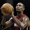 „Heat“ ekipa „Spurs“ komandą įveikė ir be L.Jameso bei D.Wade'o pagalbos