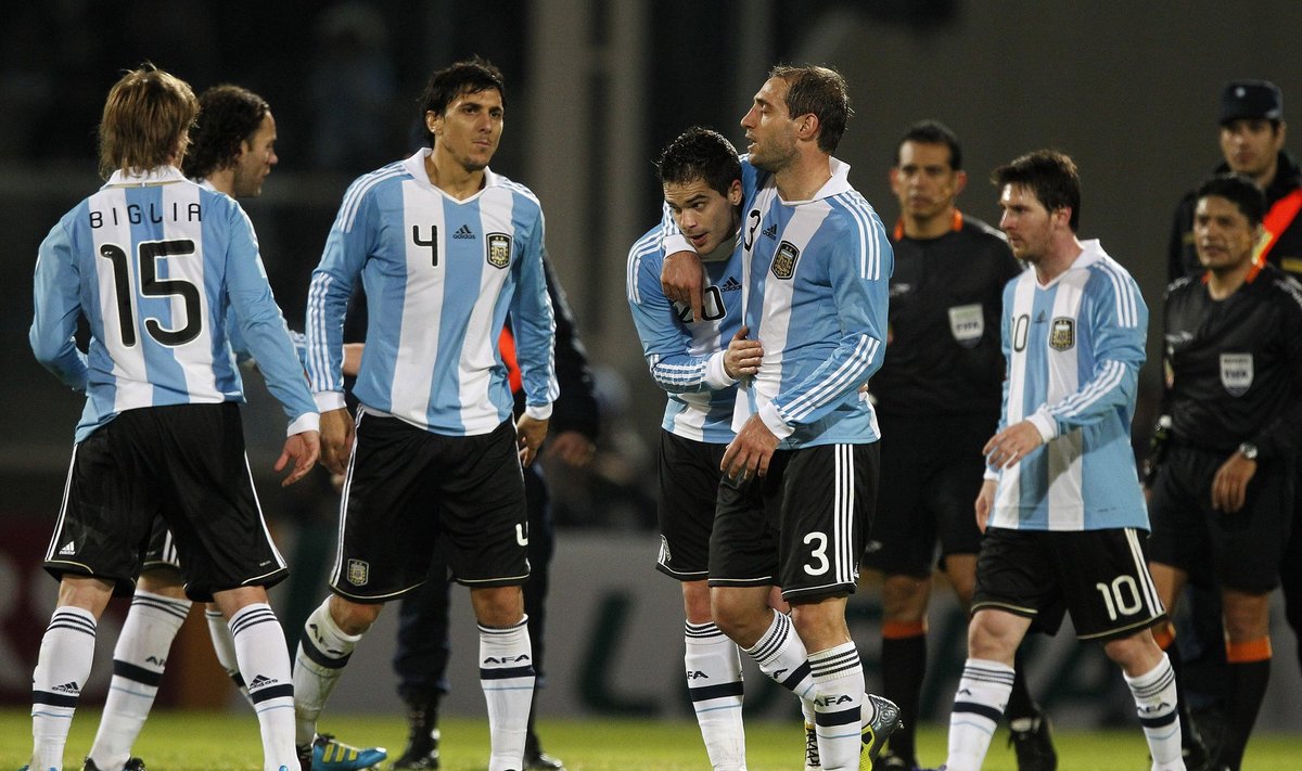Argentinos rinktinės futbolininkai