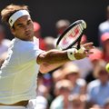 Vimbldone – pergalingas titulą ginančio Federerio startas