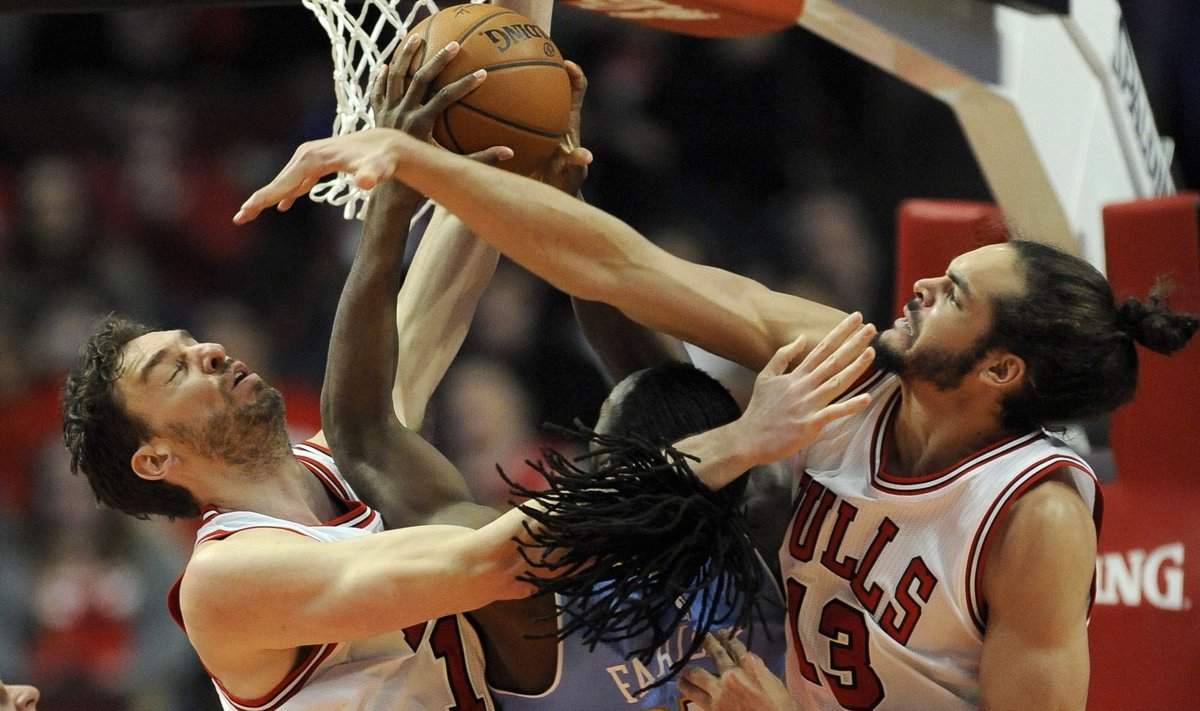 Pau Gasolis, Kennethas Fariedas ir Joakimas Noah 