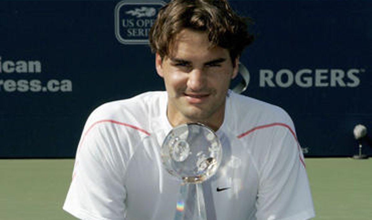 Kanadoje pasibaigusio ATP "Rogers Masters" vyrų teniso turnyrą laimėjo šveicaras Roger Federeris.