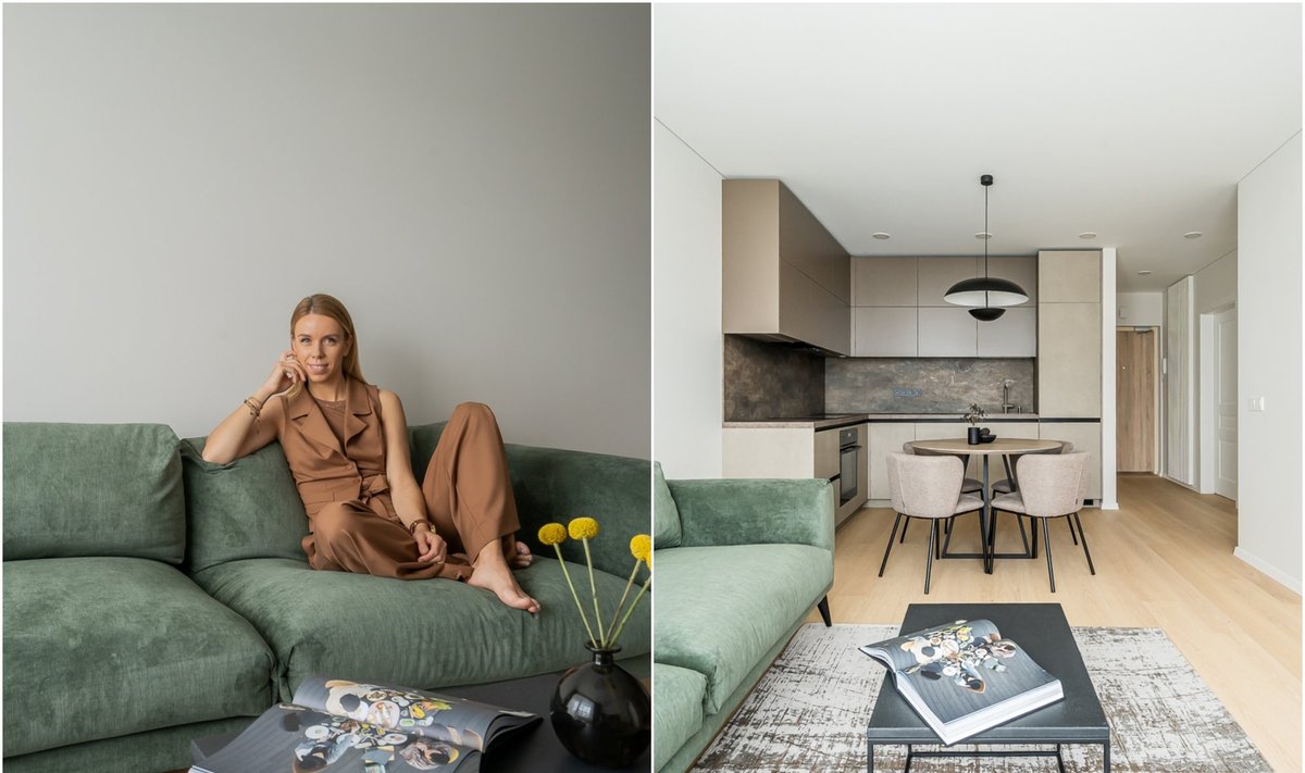 Pasižiūrėkite, kaip interjero dizainerė įrengė 43 kv. m butą (Gerda Baltriūnaitė nuotr.)