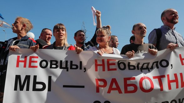 Komercijos atašė Baltarusijoje: kol kas situacija nerimsta, ji keičia pobūdį
