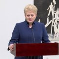 D. Grybauskaitė surengė žaibišką pasirodymą