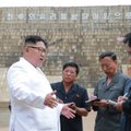 Šiaurės Korėjos žiniasklaida: Kim Jong Unas buvo „toks priblokštas, kad neteko žado“