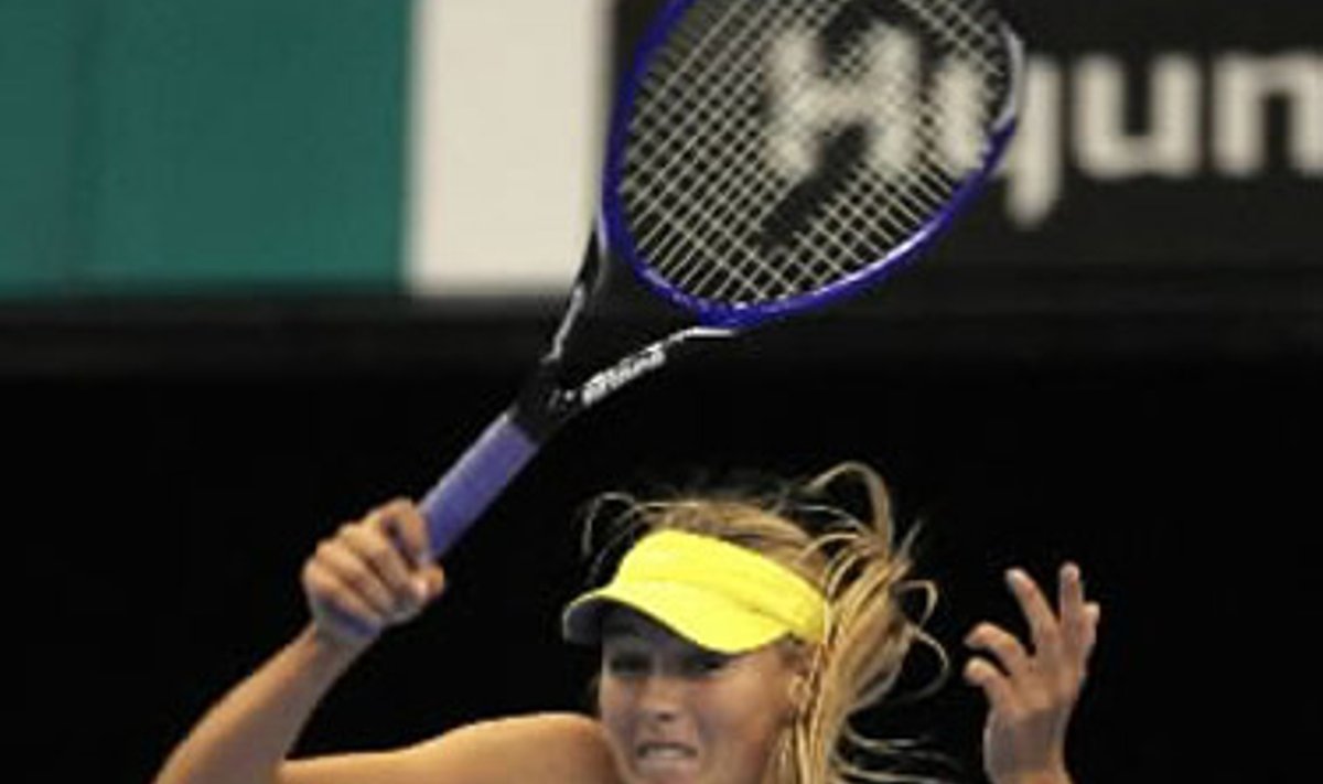 Tenisininkė Marija Šarapova.