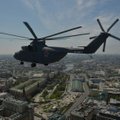 Skelbiama apie Maskvos centre nukritusį sraigtasparnį