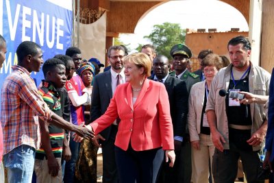 Angelos Merkel vizitas Nigeryje