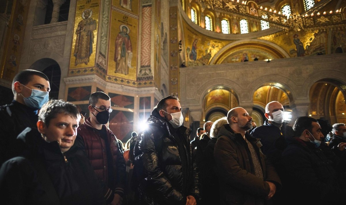 Paskutinė pagarba Serbijos Ortodoksų Bažnyčios vadovui patriarchui Irenijui
