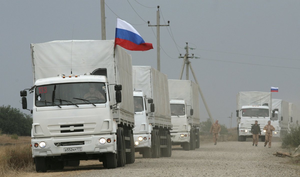 Ukrainos sieną kirto antroji Rusijos „humanitarinės pagalbos“ kolona