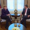 Vokietijos kanclerė Merkel tariasi su Turkija dėl migrantų