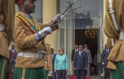 Angelos Merkel vizitas Etiopijoje